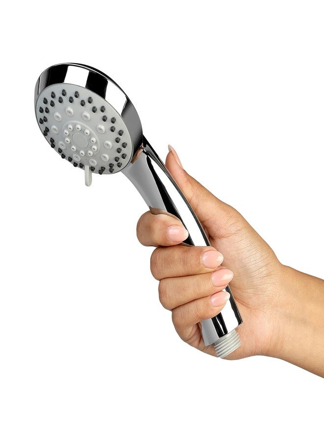 Orvos Hand shower multi-function, 4x4 inches, AquaGlow, Chrome plated with high grade Korean ABS material from LG, Head only, for high end luxury bathrooms - Image 1